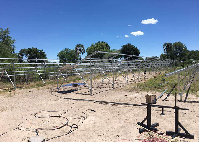 76KW Ground mounting system