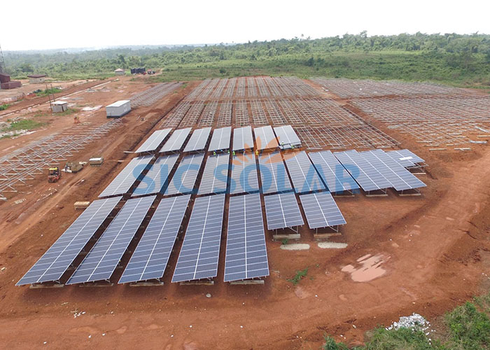 5MW ground mount solar racking in Poland