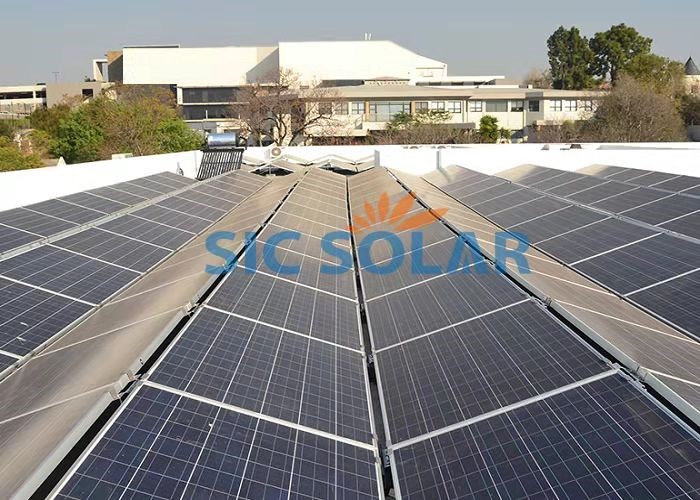 2MW solar panel bracket for flat roof