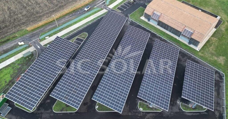 carport ground solar mounting system