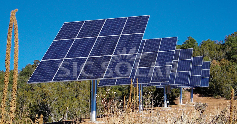 solar panel bracket for pole