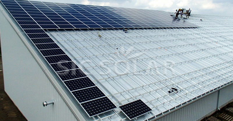 roof mounted solar system