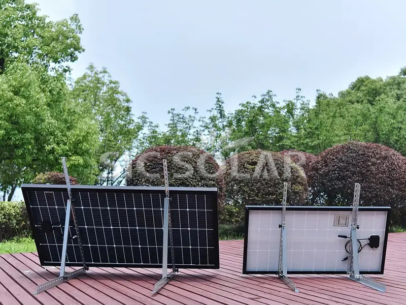 folding solar panel mount