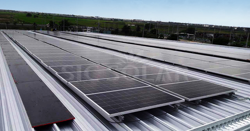 customized tin roof solar panel clamp