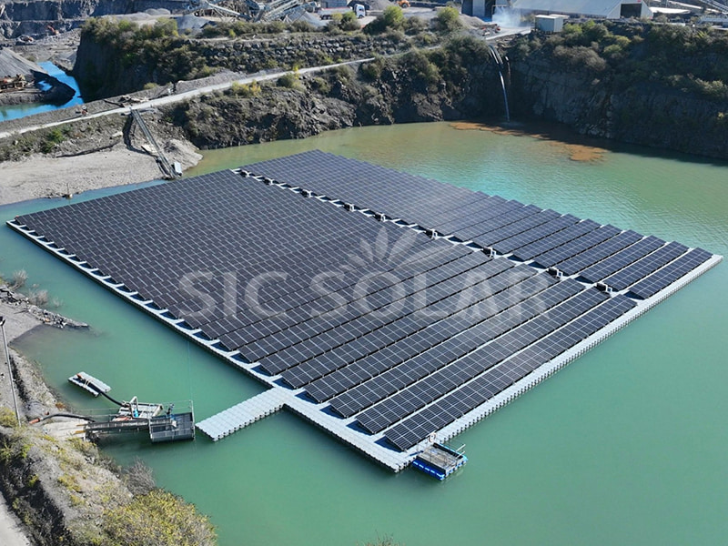 floating solar structure