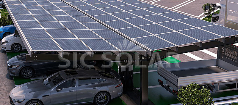 solar panel carports structure