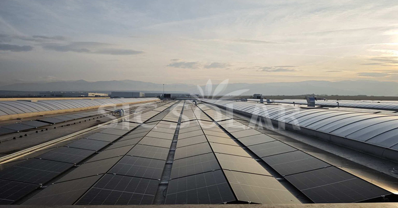 roof solar panel mounting system