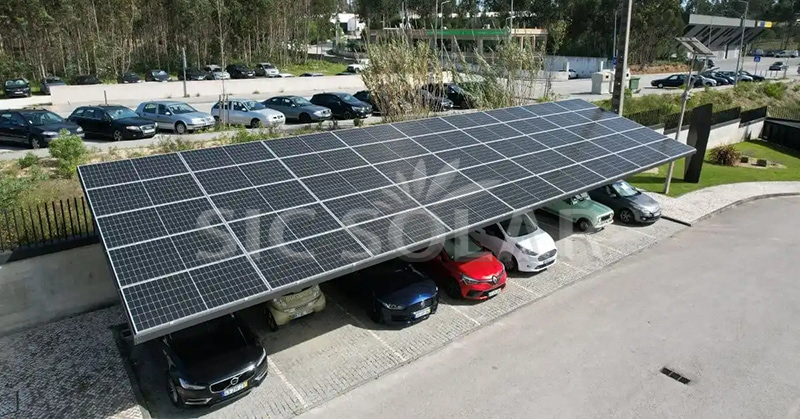 carport solar mounting structure