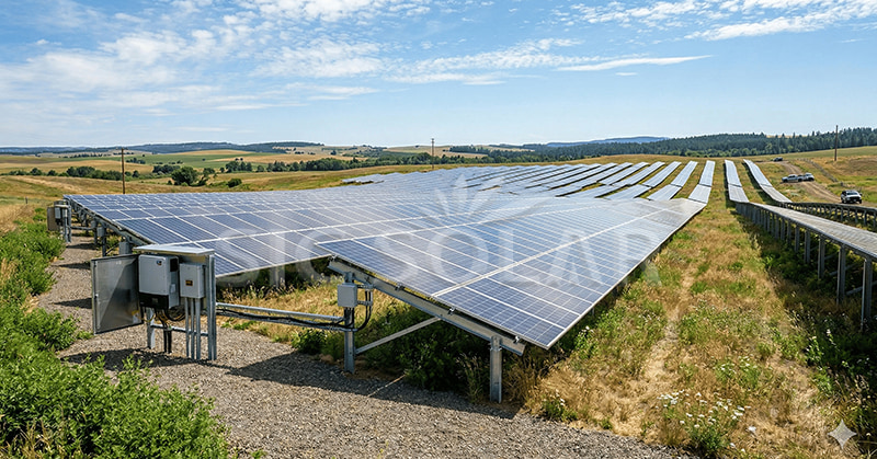 ground mounted solar structure