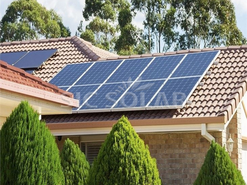 Suporte de montagem solar para telhado de telha cerâmica de 10 kW na Austrália
