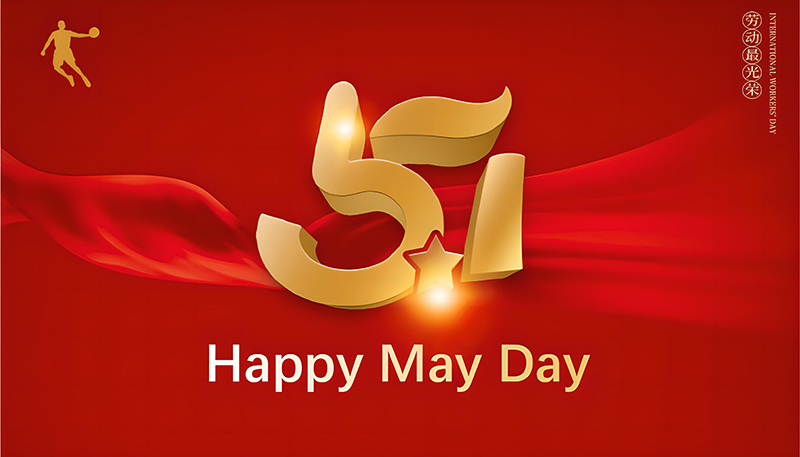 Aviso de encerramento devido ao feriado do Dia do Trabalho