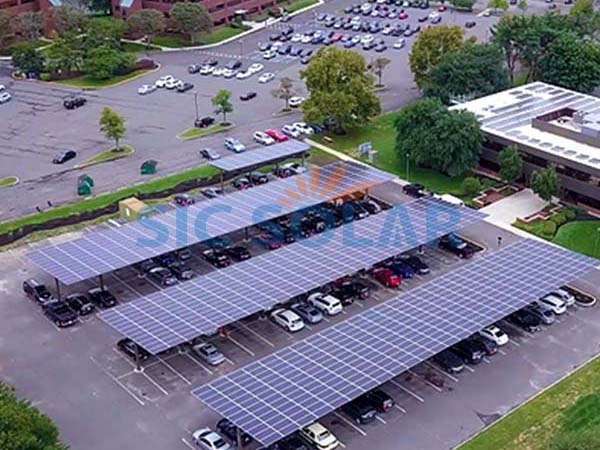 Estacionamento solar de 600 kW na Bélgica