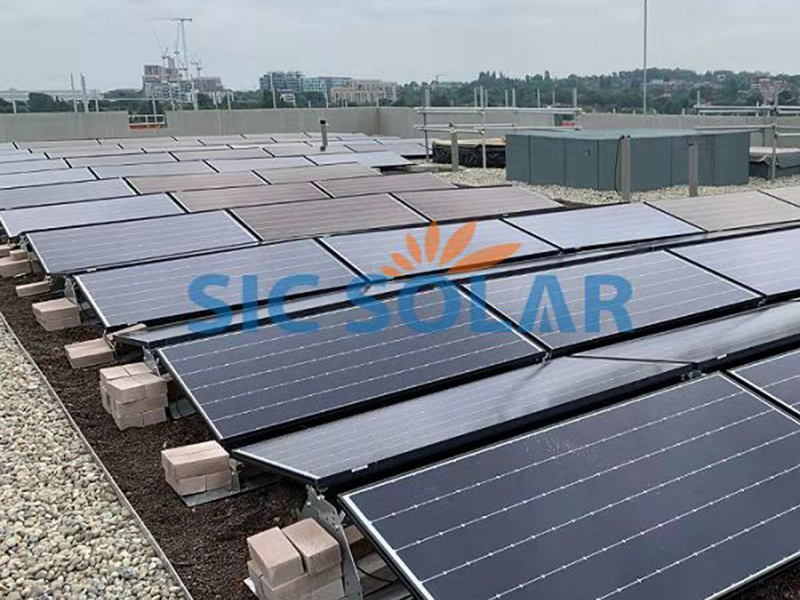 Sistema de montagem de reator fotovoltaico de 2 MW em telhado na África do Sul | Sic-solar.com