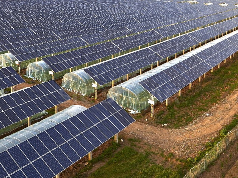 Sistema de montagem solar de 10 MW para fazenda na Índia