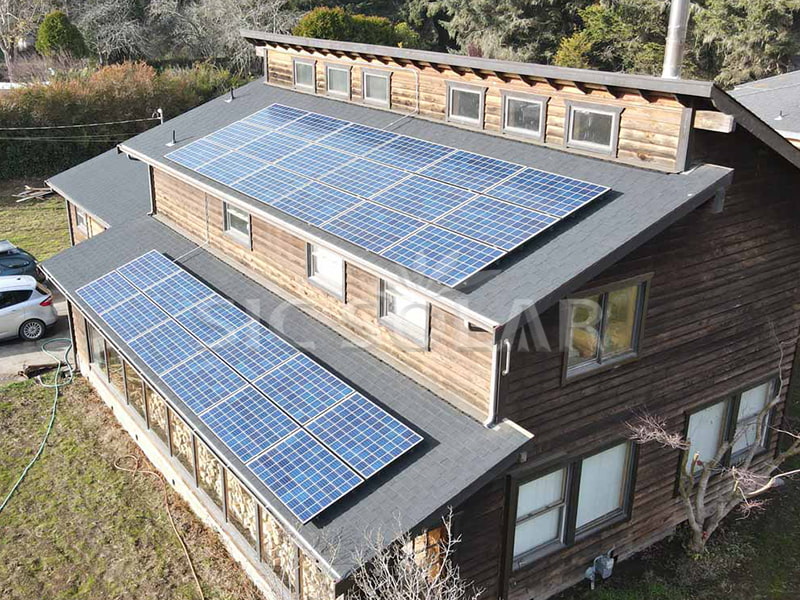 Sistemas solares fotovoltaicos de 20 kW instalados em telhados na Alemanha