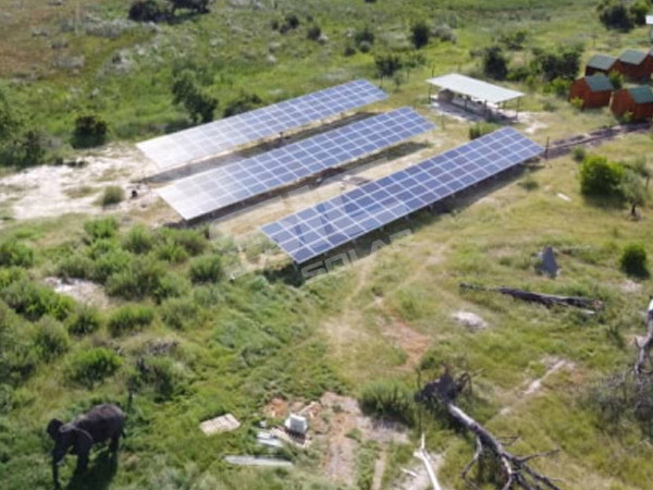 Sistema de montagem em solo de 76 kW na África | Sic-solar.com