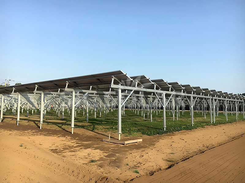 Estrutura de montagem para sistema de energia solar agrícola de 2 MW no Japão