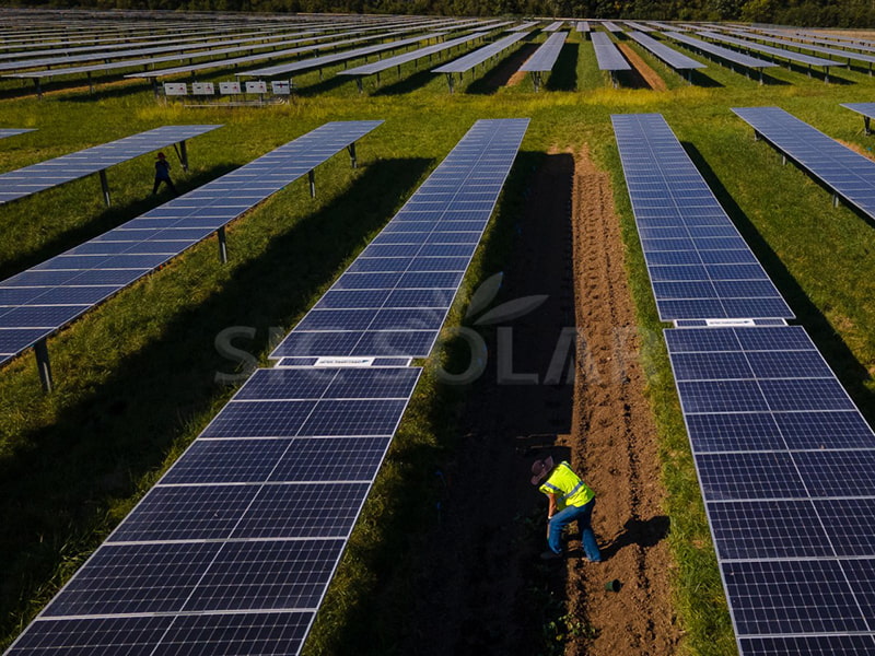 2MW Agricultural Solar Mounting Systems In U.K.