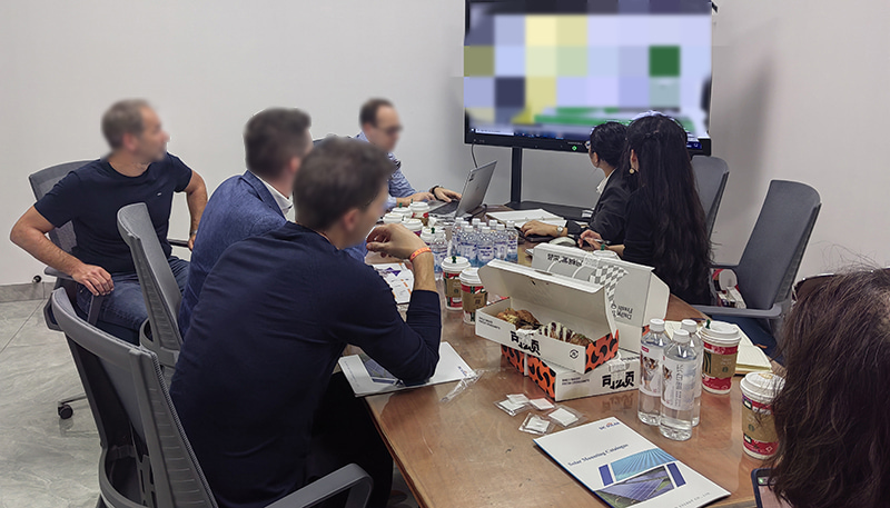 Visita de um cliente europeu: aprofundando parcerias para um futuro mais promissor