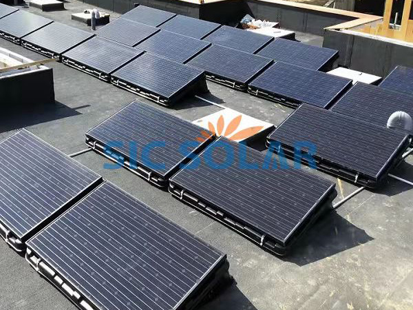 Suporte de lastro para telhado plano de 26,2 kW na Alta Áustria | Sic-solar.com