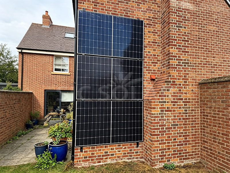 Suporte de Parede de 5KW para Painéis Solares na Inglaterra