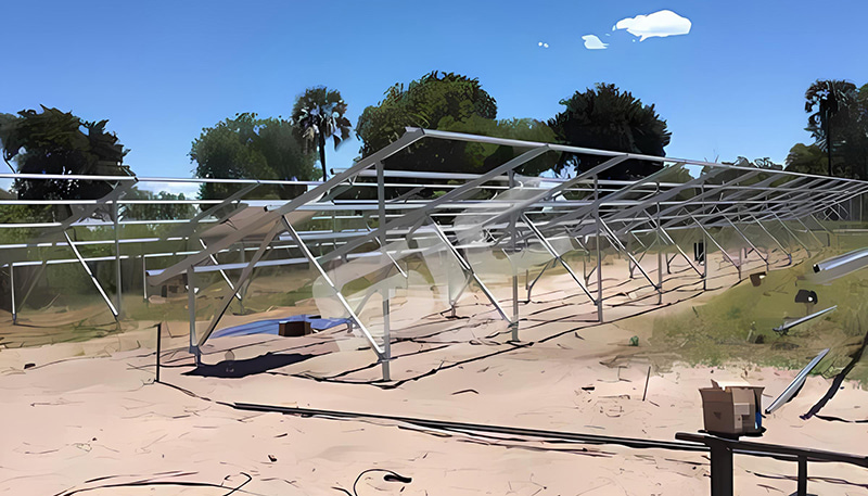 Novo projeto de instalação em solo da SIC com 88 kW localizado em Botswana.