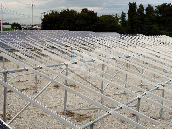 Suporte de montagem no solo de 300 kW no Japão